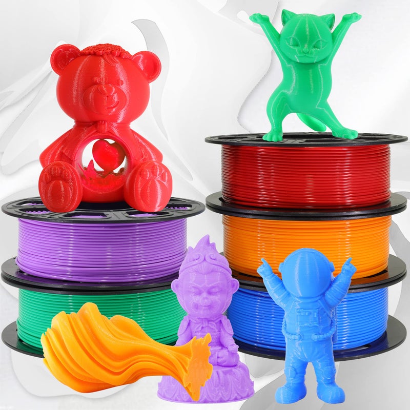 DO3D Silk Green PLA Satin Shiny 3D Printer Filament, 1.75mm Diameter 1kg Spool 2.2lbs for FDM 3D Printers - Image 5